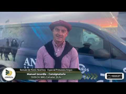 19-09-24 - Manuel Izcurdia - Consignatario - Remate de Pedro Noel Irey -Especial Angus Primavera