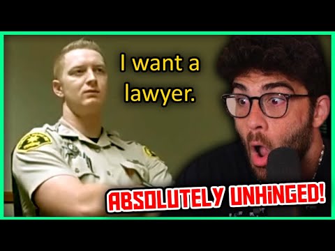 Cop Realized He's Going To Jail For Being A PDF File | Hasanabi Reacts to TheVillains (JCS Inspired)