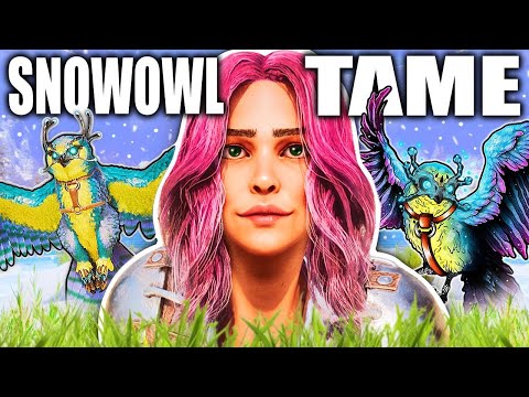ARK Extinction HOW TO TAME A SNOW OWL | Snow Owl Taming Guide