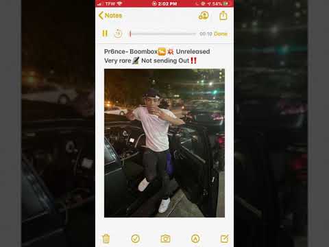 Pr6nce- Boombox unreleased