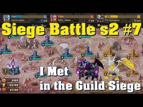 Summoners War - Siege s2 #7 I Met Zerath and Zeratu in Guild Siege!!!