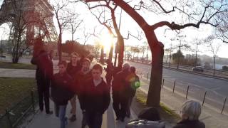 Sunset at the Eiffel Tower - January 22, 2017!
