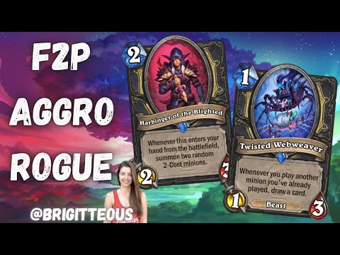 F2P Aggro Rogue 🐉 Hearthstone Emerald Dream Theorycrafting Preview Event