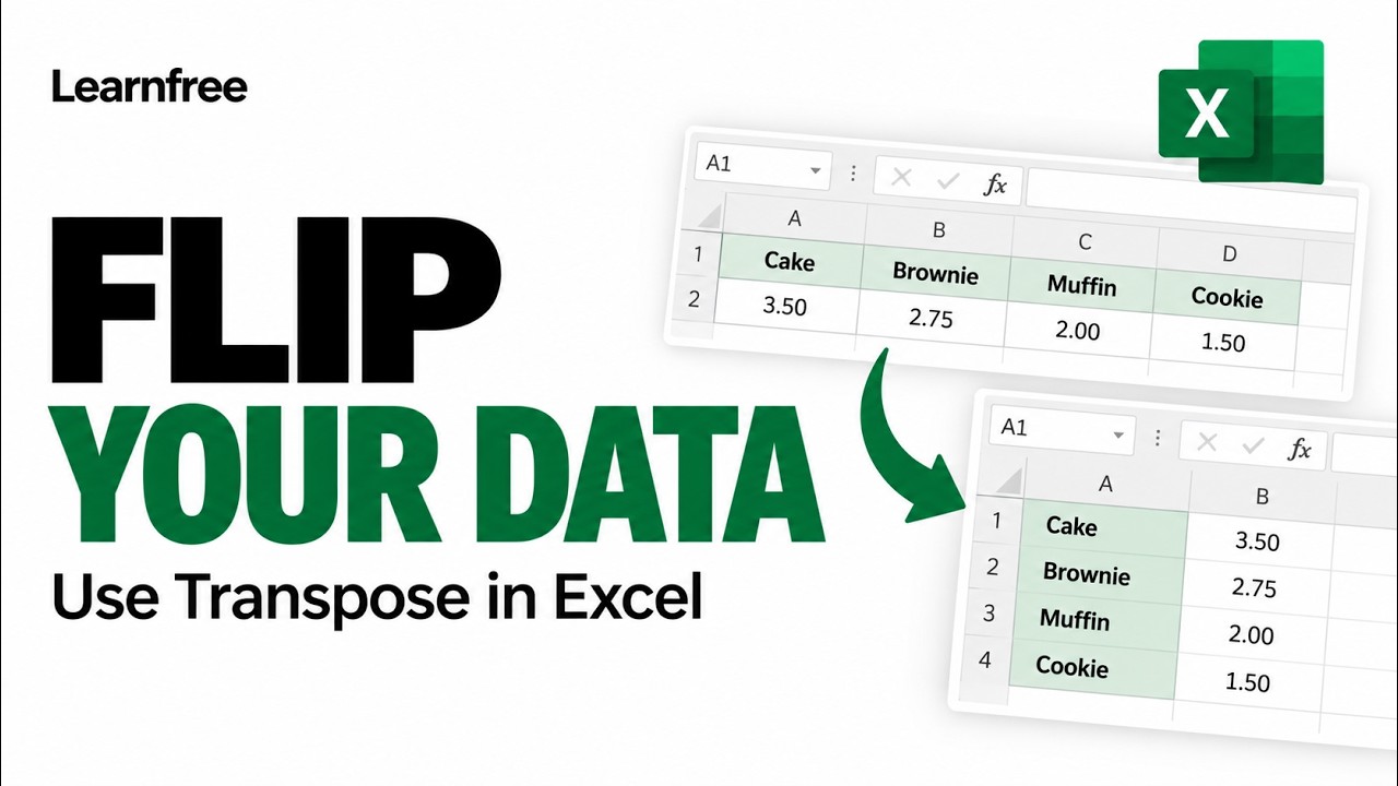 Excel Transpose: Flip Rows and Columns in Seconds
