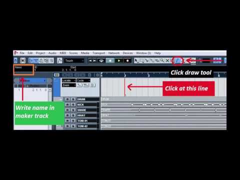 How to  input Marker Track