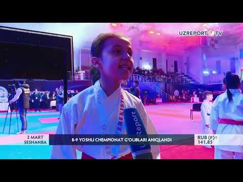 8-9 yoshli bolalar o‘rtasida o‘tkazilgan karate bo‘yicha musobaqa g‘oliblari taqdirlandi