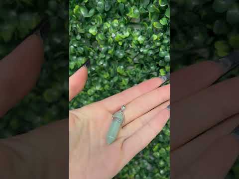 Pandantiv aventurin dublu varf