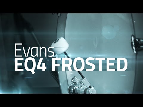 Evans EQ4 Frosted - Bass Drum Head Review