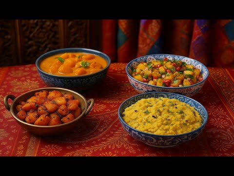 4 Must-Try Indian Potato Recipes | Spicy Aloo Fry | Sweet Potato Curry | Aloo Chaat | Alu Mash