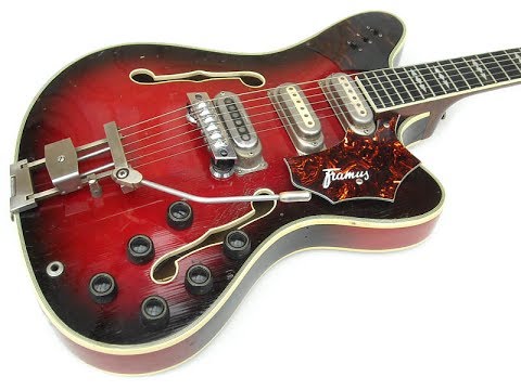 1963 Framus Television 5-118 Black Rose