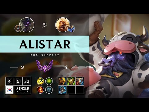 Alistar Support vs Leona: Super CC - KR Master Patch 14.15