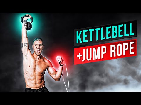 10 Min Jump Rope + Kettlebell Workout