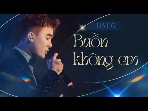 Karaoke Hạ Tone - Buồn Không Em LIVE - Dat G