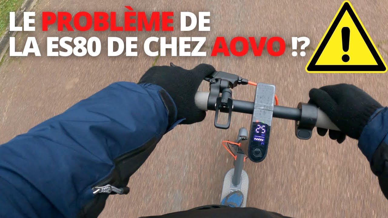 OAVO ES80 LE TEST COMPLET !! TROTTINETTE ÉLECTRIQUE ! TEST EN FRANÇAIS DE LA AOVO ES80 ! MON AVIS !