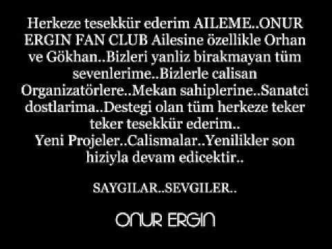 1996 - 2011 /  ONUR ERGİN