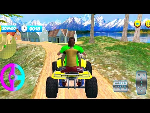 Mountain ATV Bike Taxi Street Racer Game | ATV Bike Games 3D | Bike Racing Game