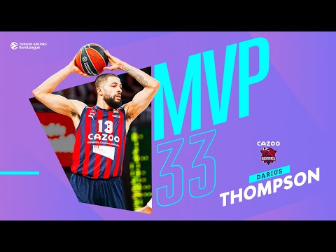 Darius Thompson | Round 33 MVP | 2022-23 Turkish Airlines EuroLeague
