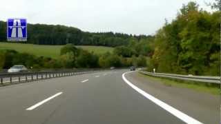 preview picture of video 'A1: Saarbrücken - AD Nonnweiler (3x)'