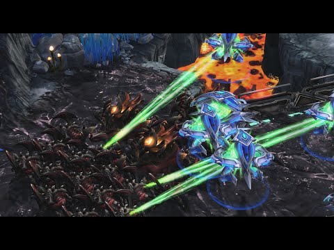 herO 🇰🇷 using herO-Style PvZ vs Scarlett 🇨🇦 (Z) on Inside and Out - StarCraft 2 - 2022