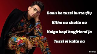 Butterfly (Lyrics) - Jass Manak | Sharry Nexus | Latest Punjabi Song 2020