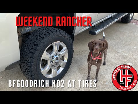 BFGoodrich KO2 AT Tires on 2019 Chevrolet HD2500 Z71! First day review.