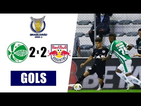 Juventude 2x2 Red Bull Bragantino | Gols do Jogo | Brasileirão 2022 | Bragantino empata no fim