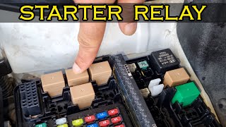 Kia Sportage won’t start - faulty starter motor relay