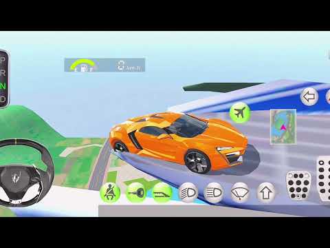 Orange 🍊 Luxury Car Driving with Girlfriend 3D Driving Class