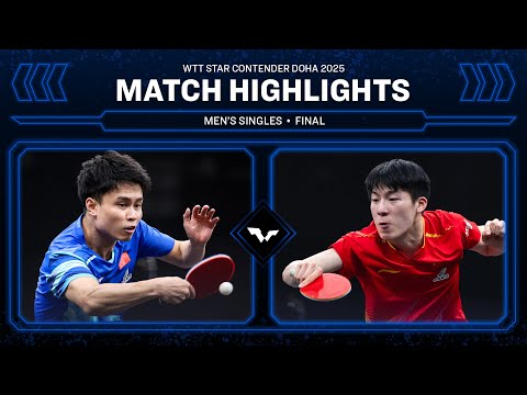 Zhou Qihao vs Wen Ruibo | MS Final | WTT Star Contender Doha 2026