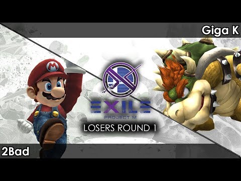 Project M: 2Bad (Mario) V Giga K (Bowser) - Exile 101 Tournament SSBPM