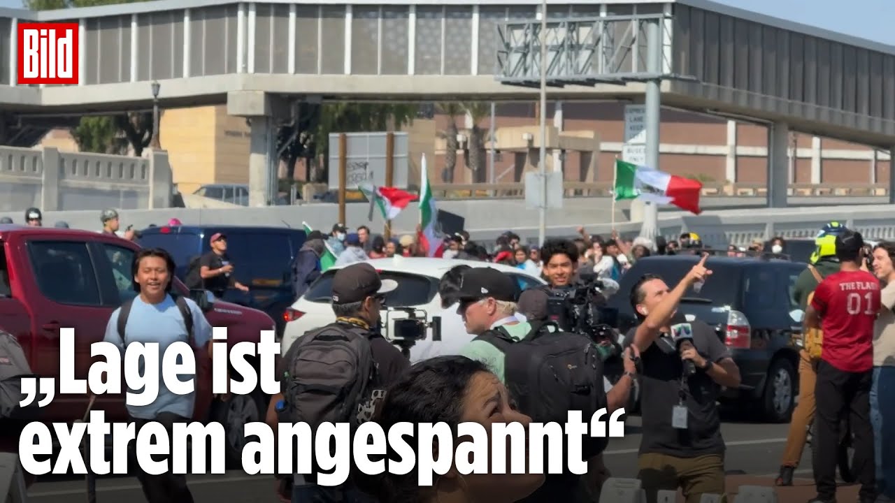 Los Angeles: Demonstranten blockieren Freeway 101
