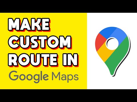 How to Make a Custom Route in Google Maps! (Quick & Easy)