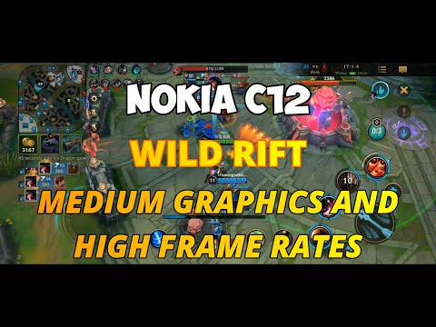League of Legends Wild Rift in Nokia C12