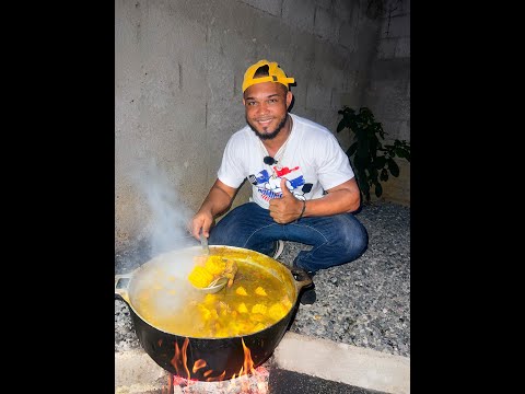 This sancocho cooked over a wood fire was the star of my colleague Irania Brito's birthday celebr...