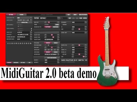 Midi Guitar 2.0 demo