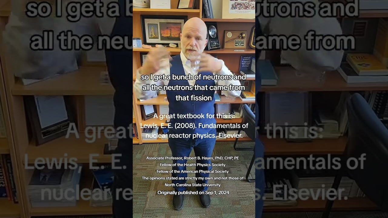 The physics of prompt and delayed neutrons in nuclear reactors #science