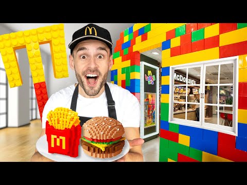 ONS HUIS OMBOUWEN TOT MCDONALDS! *Experiment*