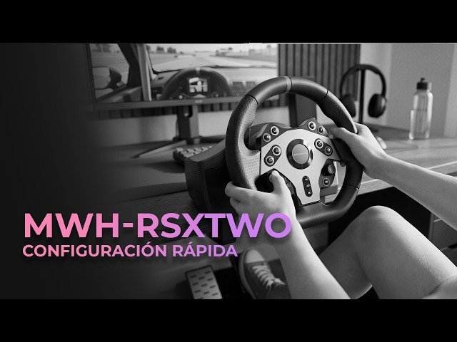 Volant gaming Mars Gaming MWH-RSXTWO 270deg DriveSense XL video