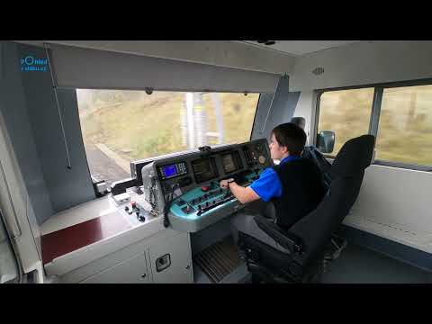 Praha hlavní nádraží - Lysá nad Labem / POHLED NA PRÁCI STROJVEDOUCÍHO - KOMENTOVANÉ VIDEO / 4K