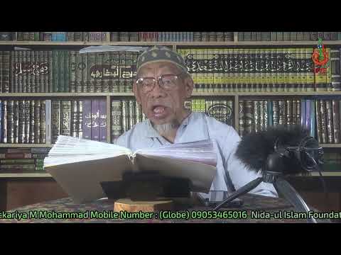 Shaykh Jackariya Mohammad | Pangadjian daing ha Qur'an