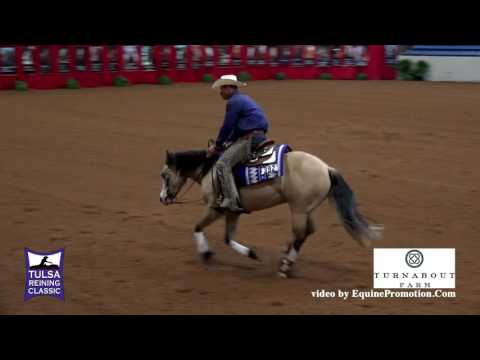Guns N Rio ridden by Garth Hystad  - 2016 Tulsa Reining Classic (NP Futurity)