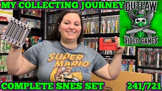MORE SNES GAMES! OUTLAW VIDEO GAMES STORE TOUR ?! My Collecting Journey - Full SNES Set 241/721!