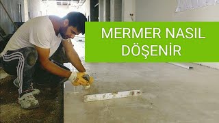 Mermer Zemin Döşeme Nasıl Yapılır/How to make Marble Slabs?