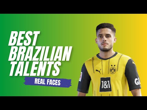 FC 25 | BEST BRAZILIAN TALENTS WITH REAL FACES AND RATINGS 🇧🇷⚽