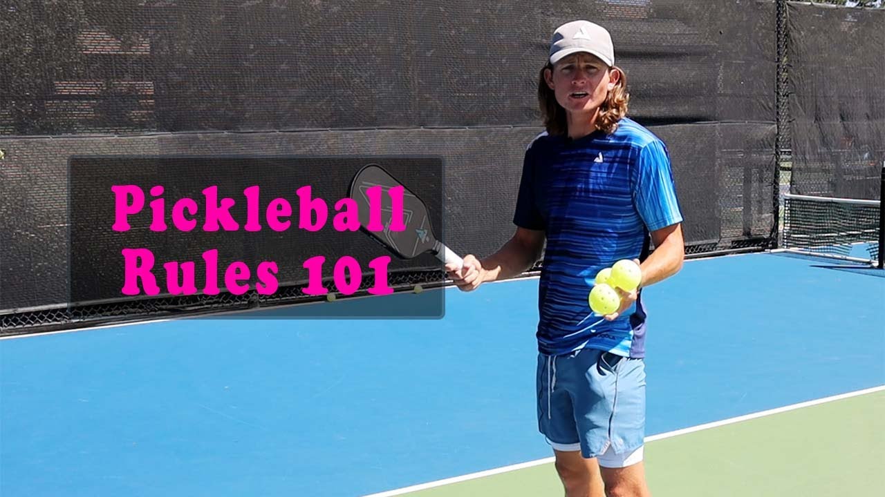 Pickleball Rules 101 - Basics, Singles, Doubles