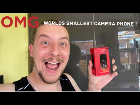 WORLD’S SMALLEST CAMERA PHONE UNBOXING - TINY T2