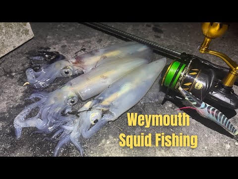 Catching SQUID at Weymouth Pier! | Best Tips, Jigs & Night Fishing Setup