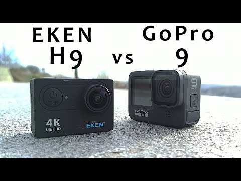 EKEN H9R vs GoPro 9 Black Comparison : Which one is better? (Round 5)