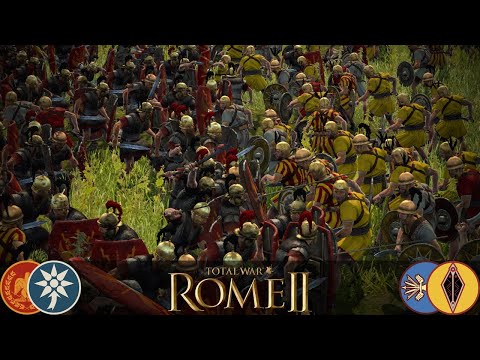 AN ALLIANCE AGAINST ROME! 2v2 Rome II Battle (Land)