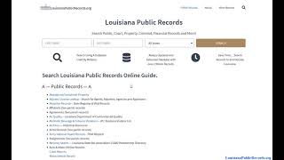Louisiana Inmate Search (Search DPS&C Prison and Jail Rosters Records Free)